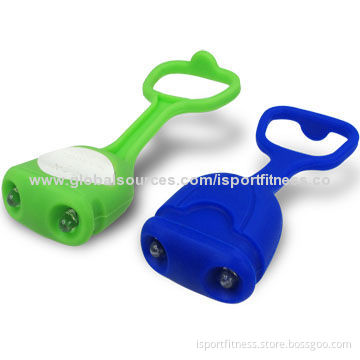 Silicone Material Bright LED Bicycle Lights, Energy-saving and Anti-pollution